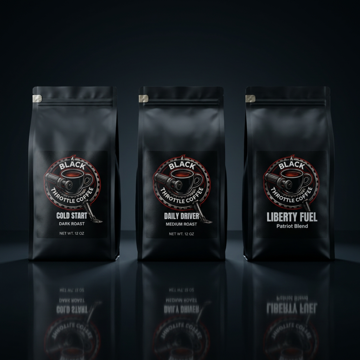 Black Throttle Coffee 3-Pack Bundle | 3 Roast Variety Pack | Save 10%